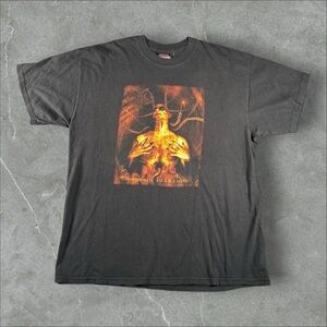 Vintage Dark Funeral Shirt Mens XL Black Metal Y2K 90s Artimonde Band‎ Tee Rare